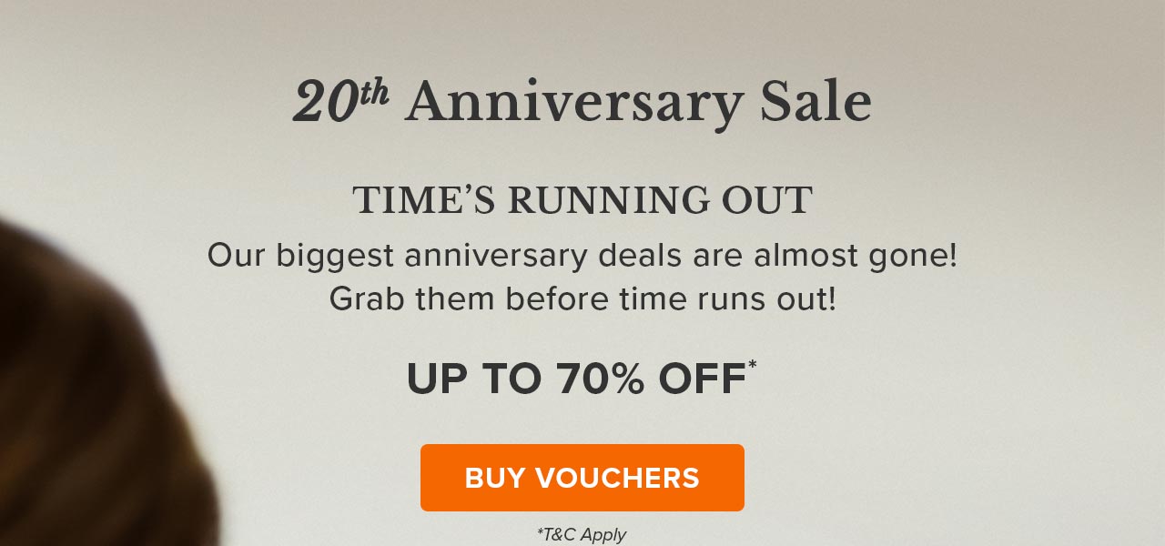 20th Anniversary Sale! | Time's Running Out