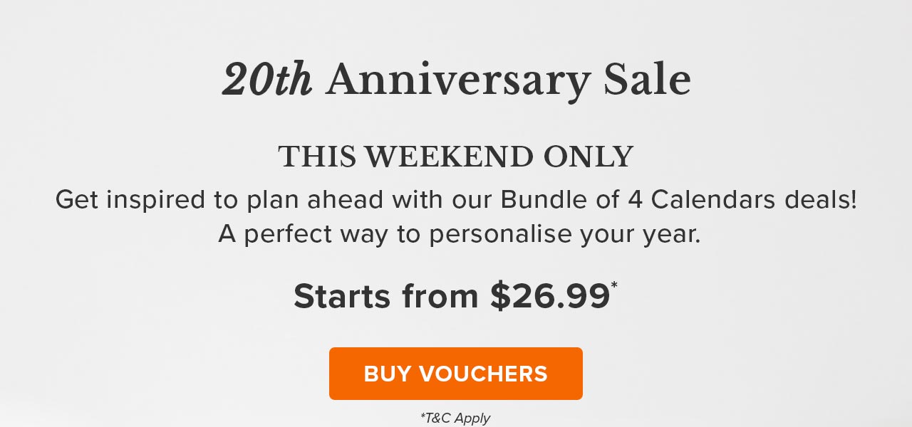 20th Anniversary Sale! | Bundle Calendar deals