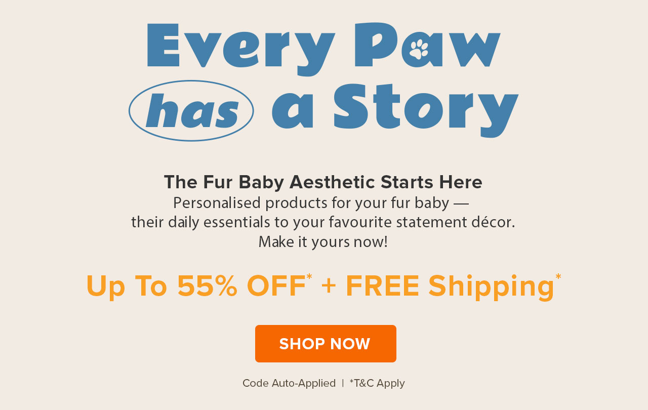 Every Paw has a Story | Shop The Personalised Products Now