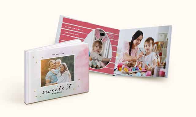 11 x 8.5 Medium Landscape Imagewrap Layflat Hardcover Photobook