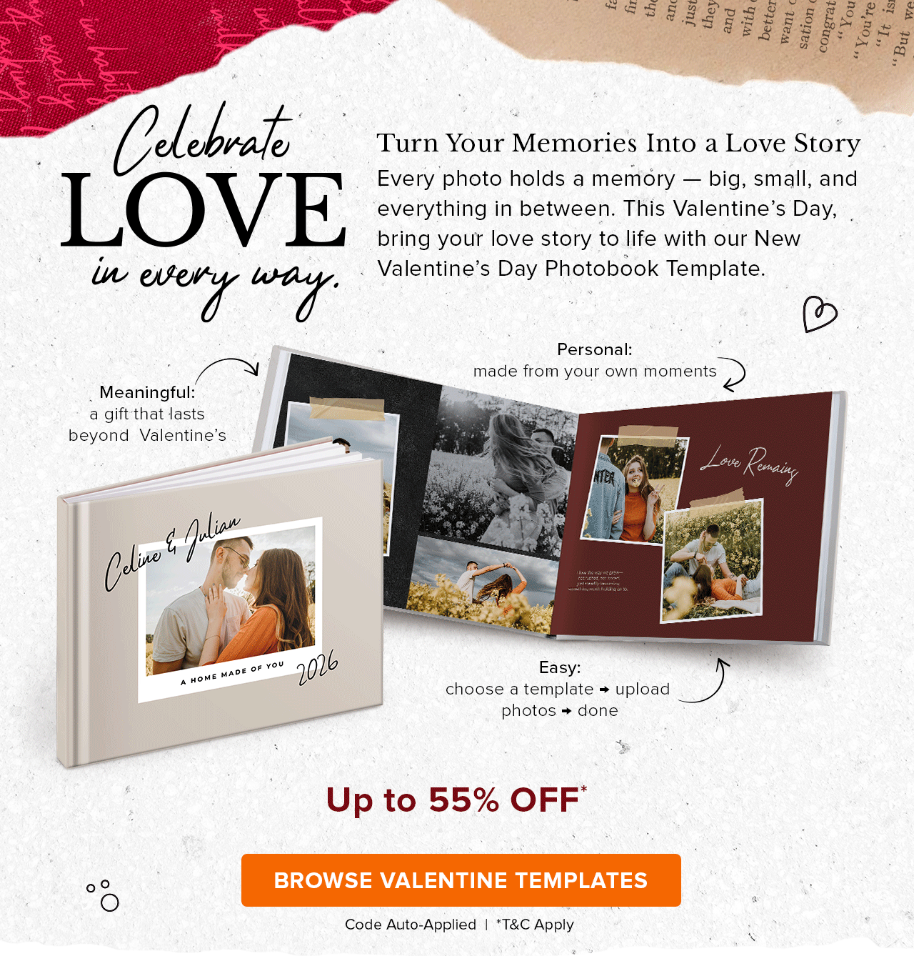 Celebrate Love in Every Way | Browse Valentine Templates