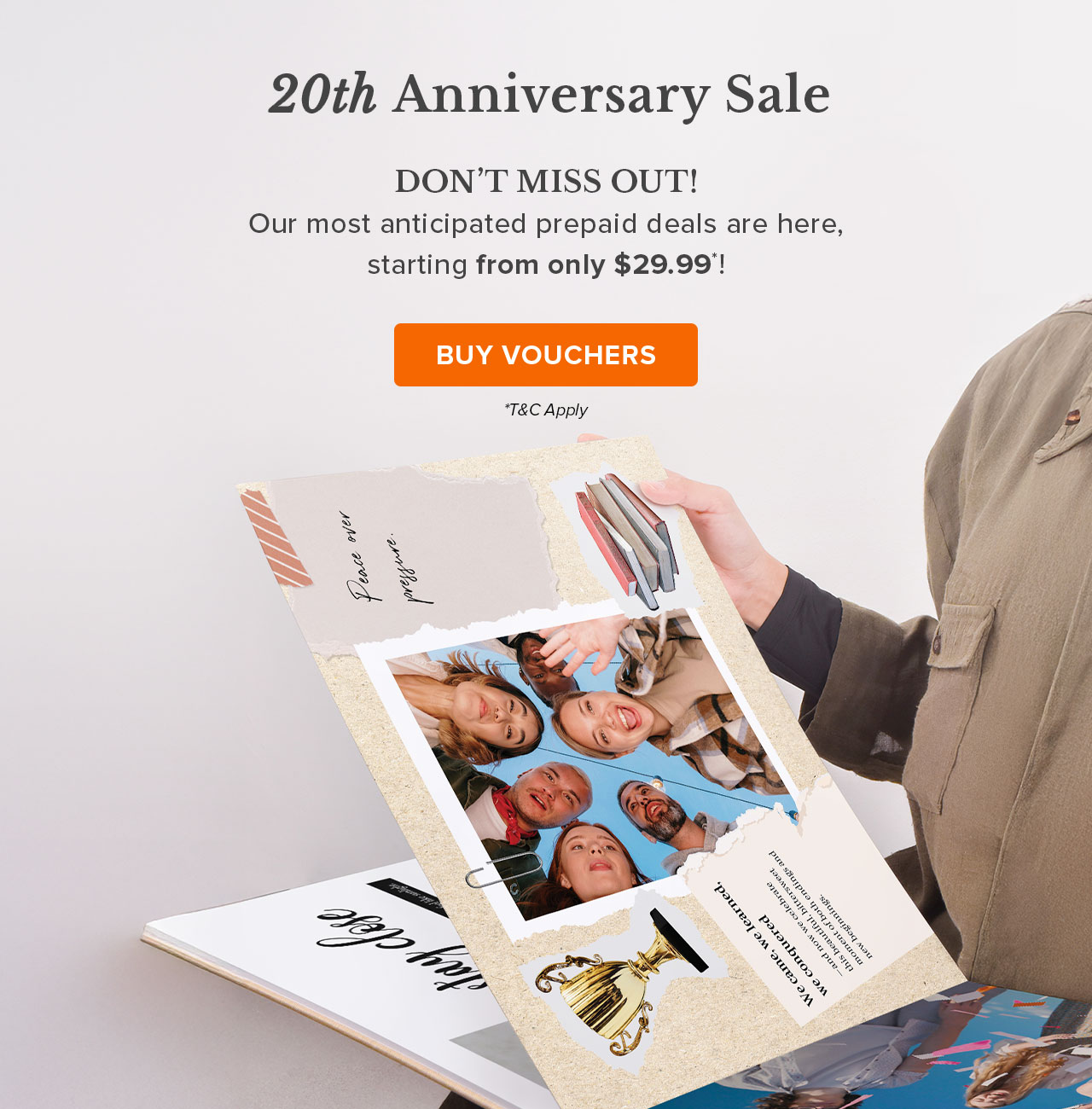 20th Anniversary Sale! | Buy Vouchers