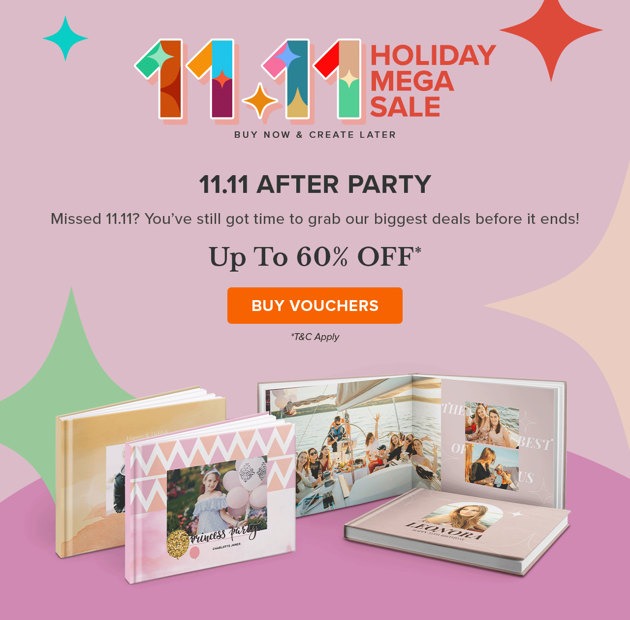 11.11 AFTER PARTY | BUY VOUCHERS NOW