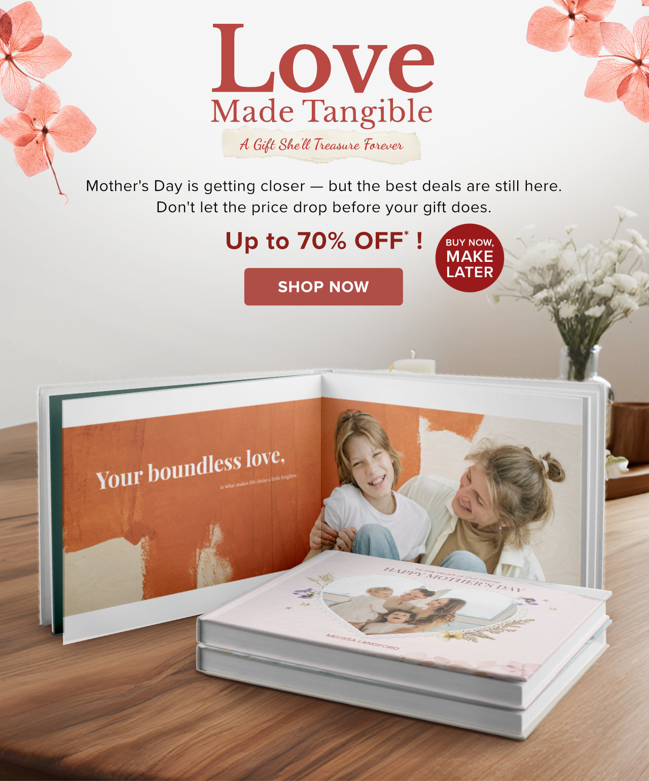 Love Made Tangible | Shop Up to 70% Off* Mother's Day Deals Now