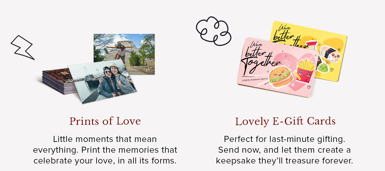Photo Prints and Lovely E-Gift Cards