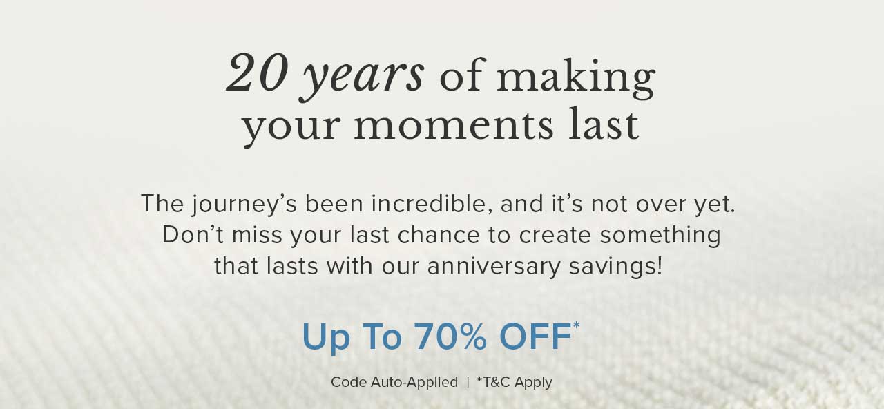 20 Years of Making Your Moments Last