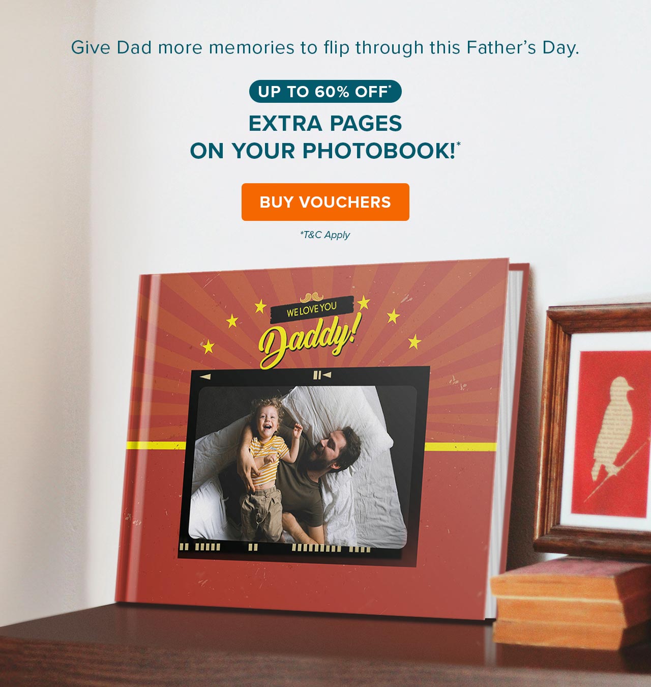 EXTRA PAGES ON YOUR PHOTOBOOK!*