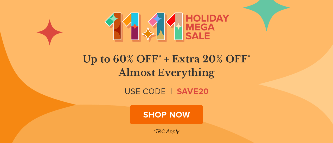 11.11 Holiday Mega Sale
