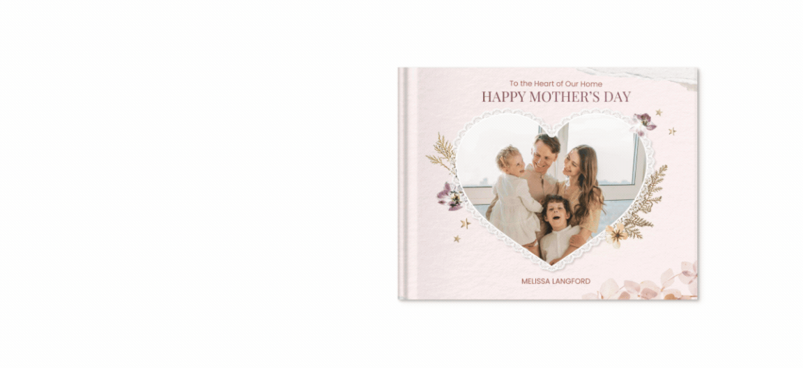 Personalised Photobooks for Mother’s Day