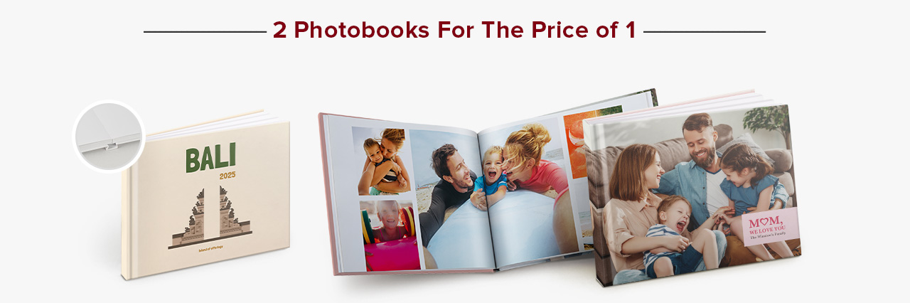 2 Photobooks For The Price of 1