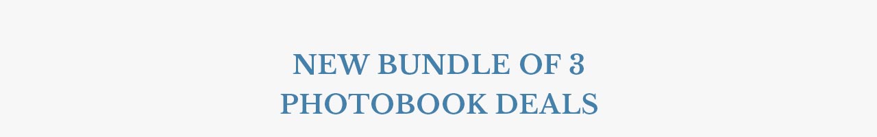 New Bundle of 3 Photobook Deals