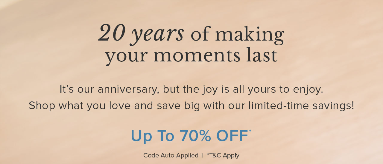 20 Years of Making Your Moments Last