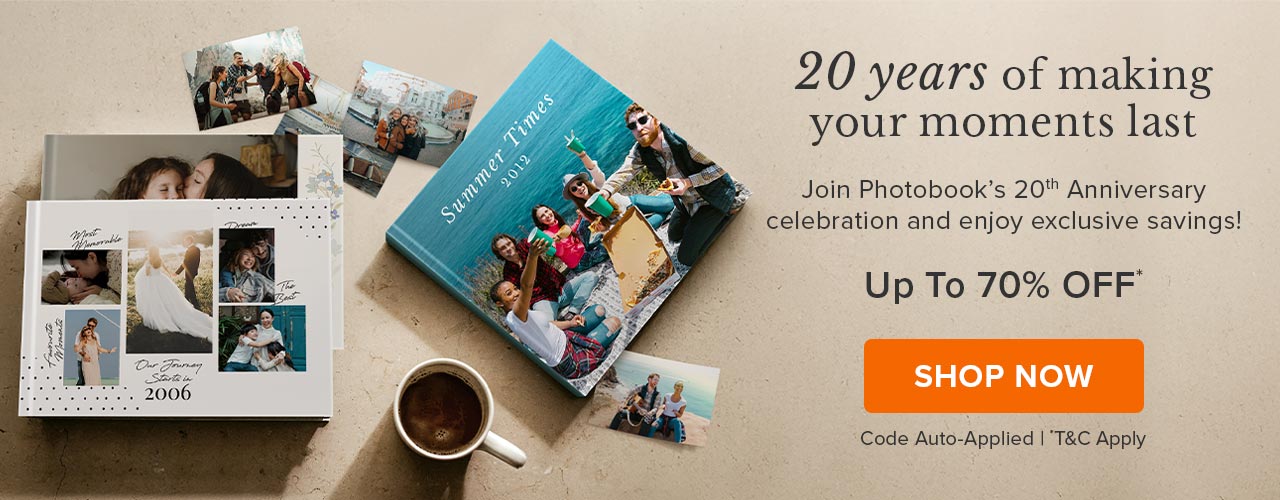 SHOP NOW | Photobook's 20th Anniversary Exclusive Savings